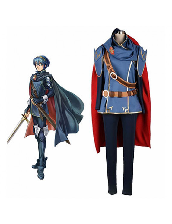 Fire Emblem Awakening Marth Lucina Black Anime Cosplay Costume