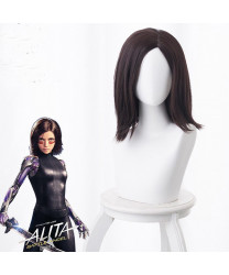 Alita Battle Angel Alita Brown Short Anime Cosplay Wig