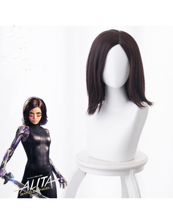 Alita Battle Angel Alita Brown Short Anime Cosplay Wig