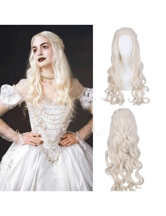 Alice Through the Looking Glass Alice in Wonderland 2 The White Queen Cosplay Wig