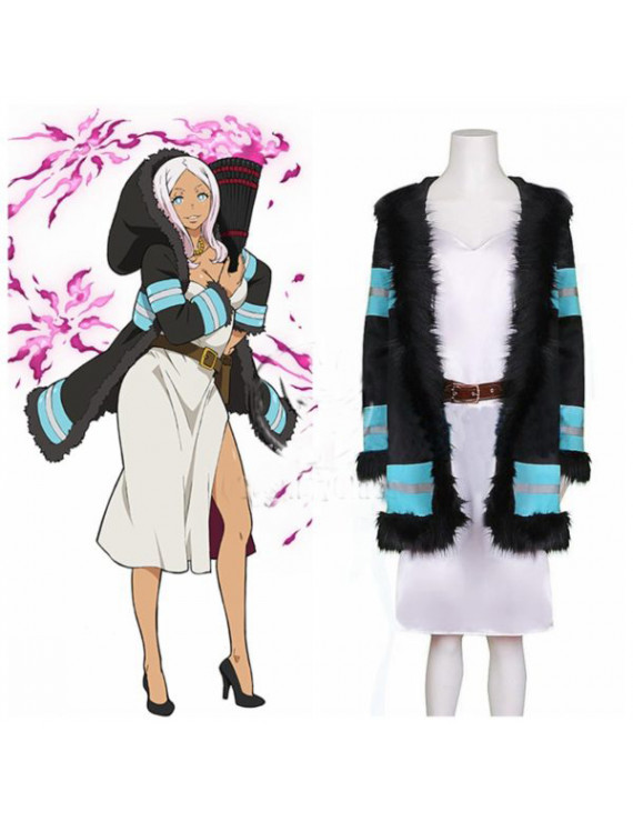 Fire Force Princess Hibana Cosplay Costume