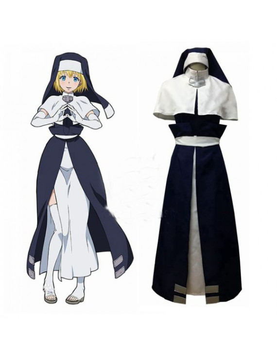 Fire Force Iris Nun Cosplay Suit Cosplay Costume