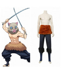 Kimetsu no Yaiba Hashibira Inosuke Cosplay Costume