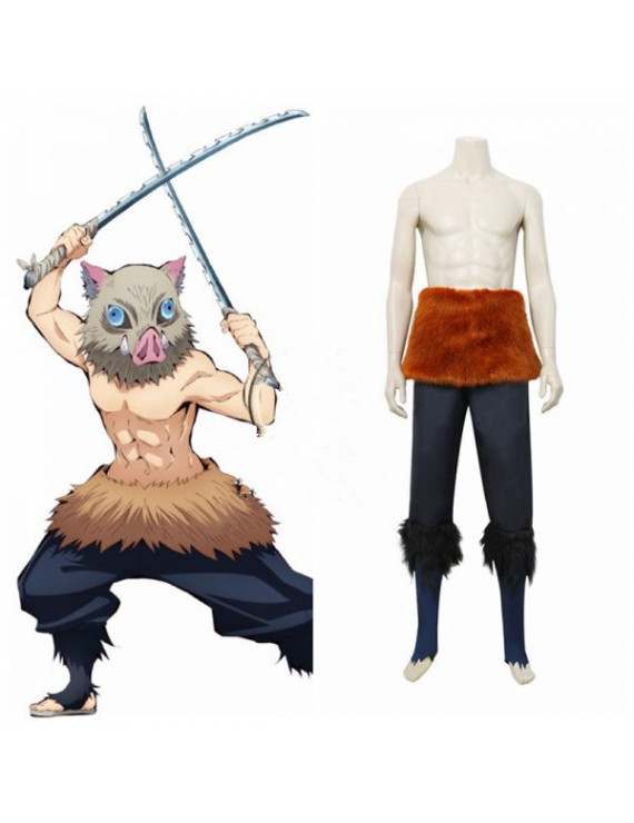 Kimetsu no Yaiba Hashibira Inosuke Cosplay Costume