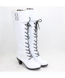 Custom DRAMAtical Murder Clear White Cosplay Boots