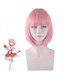 Re Dive Kusano Yui Pink Short Styled Cosplay Wig