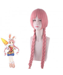 Re Dive Chika Misumi Pink Long Styled Cosplay Wig with Ponytail