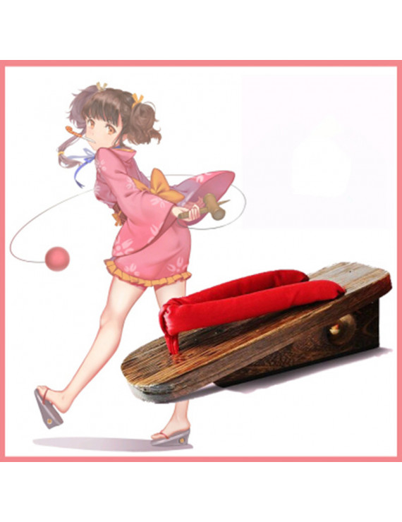 Kabaneri of the Iron Fortress Mumei Geta Cosplay Shoes