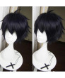 Seraph of the End Yuichiro Hyakuya Black Mix Blue Cosplay Wig