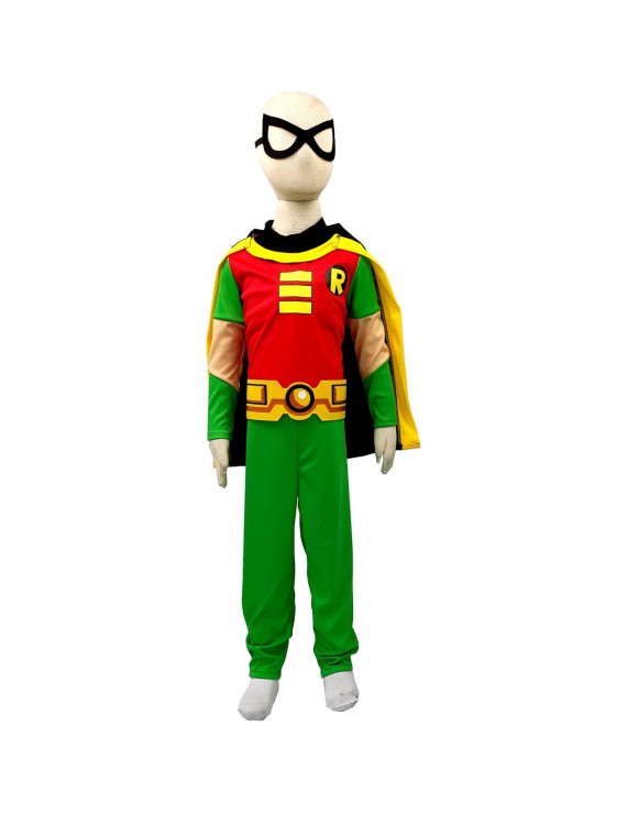 Teen Titans Robin Super Hero Child Cosplay Costume