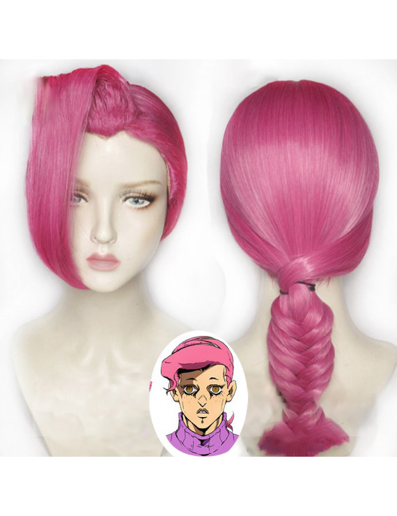 JoJo bizarre adventure Golden Wind Vinegar Doppio Diavolo Cosplay hairwear Wig+Wig Cap