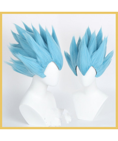 Dragon Ball Vegeta Blue Cosplay Wig