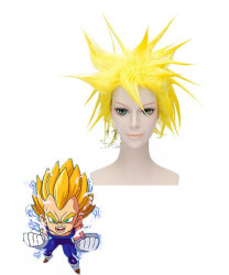 Dragon Ball Vegeta Yellow Short Cosplay Wig 30 cm