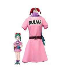 Dragon Ball Z Bulma Anime Cosplay Costume Dress