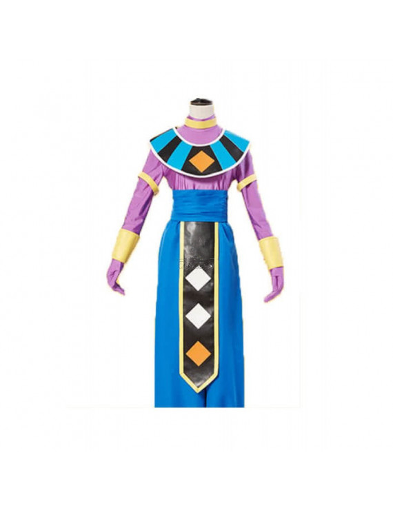 Dragon Ball Super Beerus Blue Manga Cosplay Costume