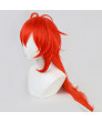 Genshin Impact Diluc Ponytail Orange Red Cosplay Wig