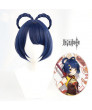 Genshin Impact Xiangling Blue Cosplay Wig