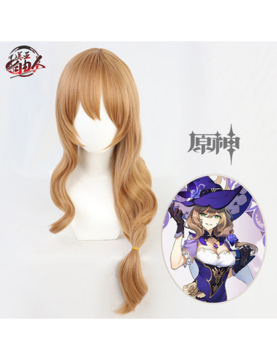 Genshin Impact Diluc Lisa Cosplay Wig