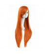 Kim Possible Kim Possible Orange Long Straight Styled Cosplay Wig