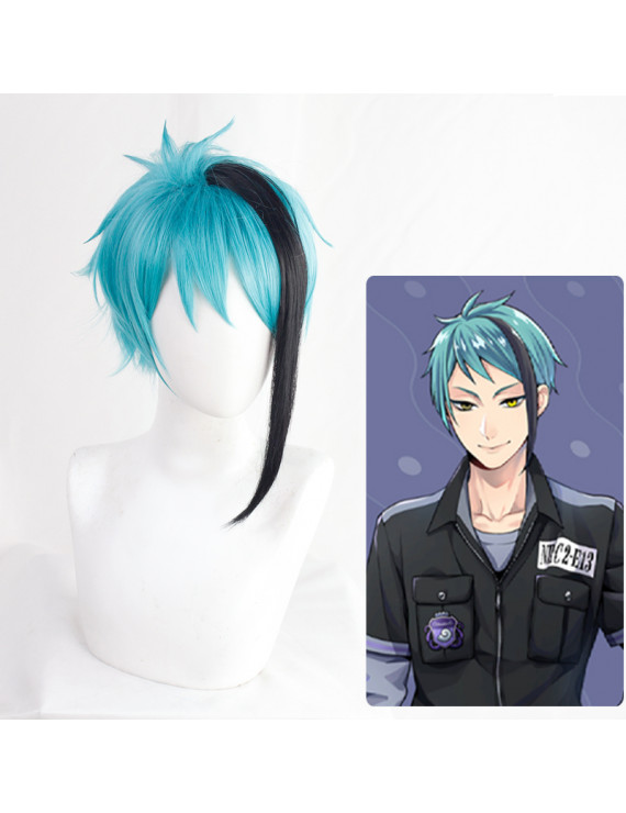 Twisted Wonderland Floyd Jade cosplay wig