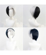 Cosplay Wig for Disney Twisted Wonderland Divus Crewel Black White Game Wig