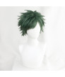 Cosplay Wig for Disney Twisted Wonderland Trey Clover Short Green Game Wig