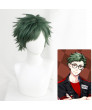 Cosplay Wig for Disney Twisted Wonderland Trey Clover Short Green Game Wig