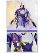 Genshin Impact Keqing Game Cosplay Costume Dress Anime Uniforms Women Halloween Clothes