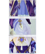 Genshin Impact Keqing Game Cosplay Costume Dress Anime Uniforms Women Halloween Clothes