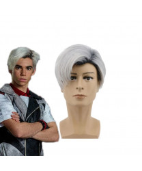 Descendants 2 Carlos Blue Movie Cosplay Wig