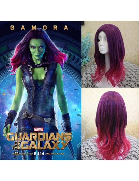 Guardians Of The Galaxy Gamora Cosplay Wig