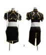 Street Fighter Chun Li Blue Red Black Game Cosplay Costume