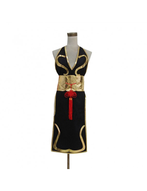 Street Fighter Chun Li Dress Girdle Game Cosplay Costume