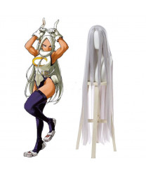 Rabbit Hero Miruko 120cm Long White Cosplay Wig My Hero Academia Cosplay Wigs