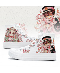 Cute girl canvas shoes high top Toilet Bound Hanako kun Shoes