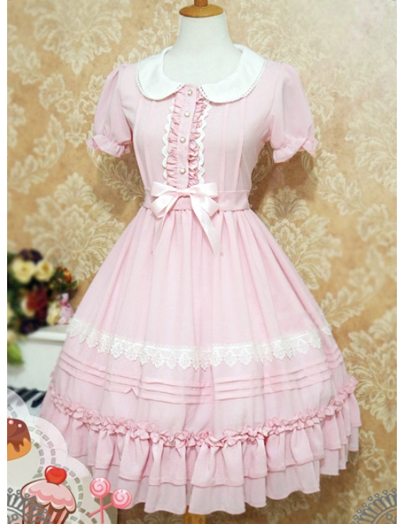 Sweet Lolita Students Lolita Dress Jsk Sling Dress