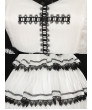 Lolita Jumper Skirt Gothic JSK Lolita Dress White Sleeveless Bows Dress