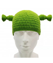 Shrek Cartoon funny cute personality woolen knitted hat