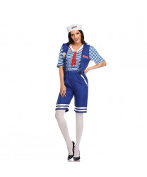 Stranger Things ice cream clerk navy uniform halloween cosplay costume