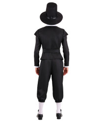 Black Men's First Pilgrim Costume