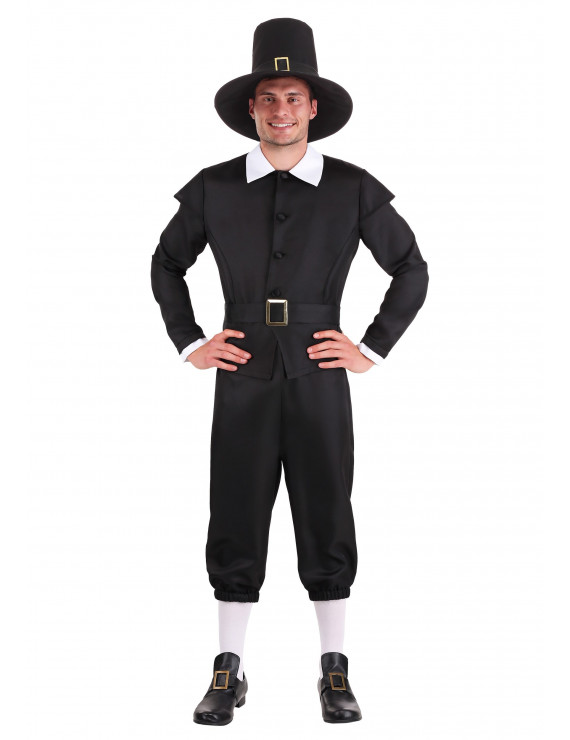 Black Men's First Pilgrim Costume