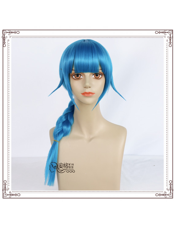 League Of Legends Jinx long Ponytail Cosplay Wig