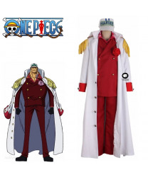 One Piece Akainu Sakazuki Full Set Cosplay Costume