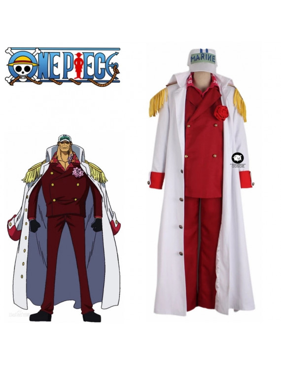 One Piece Akainu Sakazuki Full Set Cosplay Costume