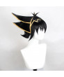 Yu-Gi-Oh! Fudo Yusei Cosplay Wig Heat Resistant Fiber Black Wig 30 cm