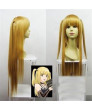 Death Note Misa Amane Black PU Dress Cosplay Costume + Cosplay Wig