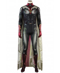 Marvel Avengers Infinity War Vision Cosplay Costume