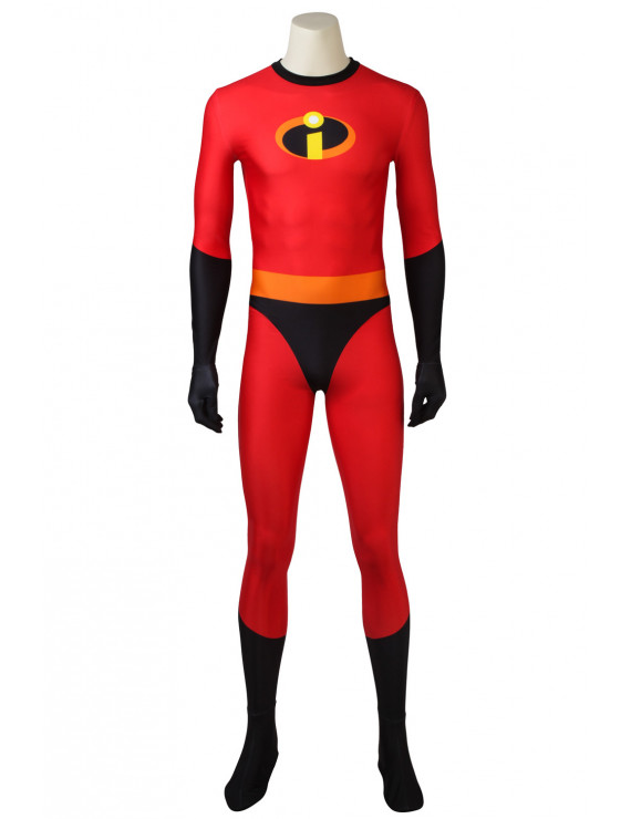 The Incredibles Mr Incredible Bob Parr 3D Jumpsuit Cosplay Costume