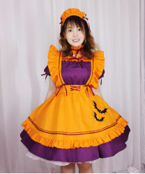 Christmas maid cosplay maid restaurant maid animation costume knitting Christmas costume