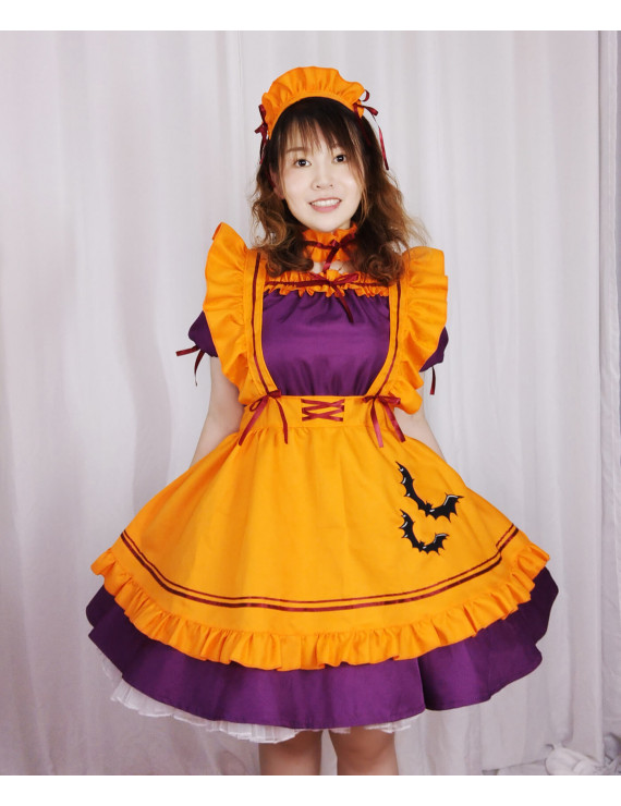 Christmas maid cosplay maid restaurant maid animation costume knitting Christmas costume